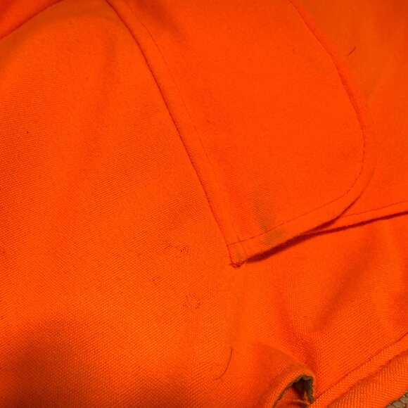 Vintage Bob Allen Hunting Jacket Sz. XL Orange and Brown Jacket, Multiple Pocket - Picture 12 of 14